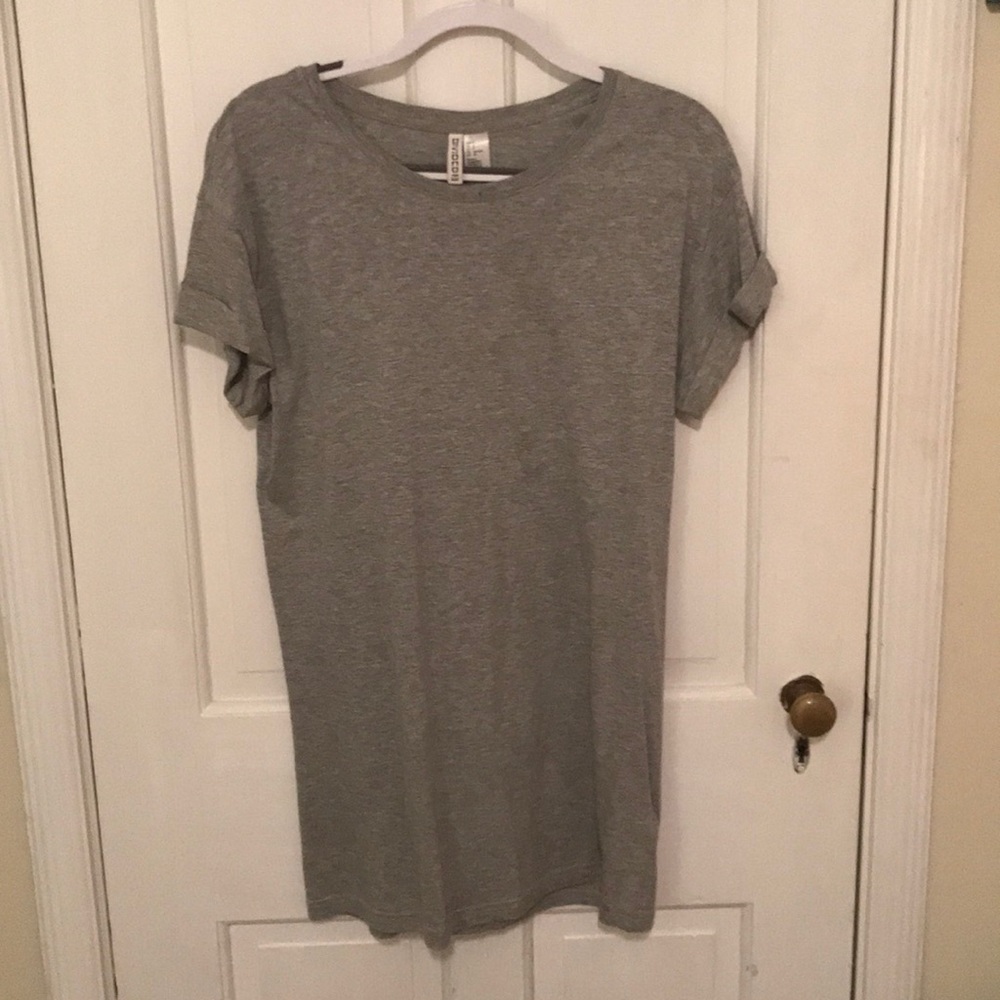 Grey T-shirt dress